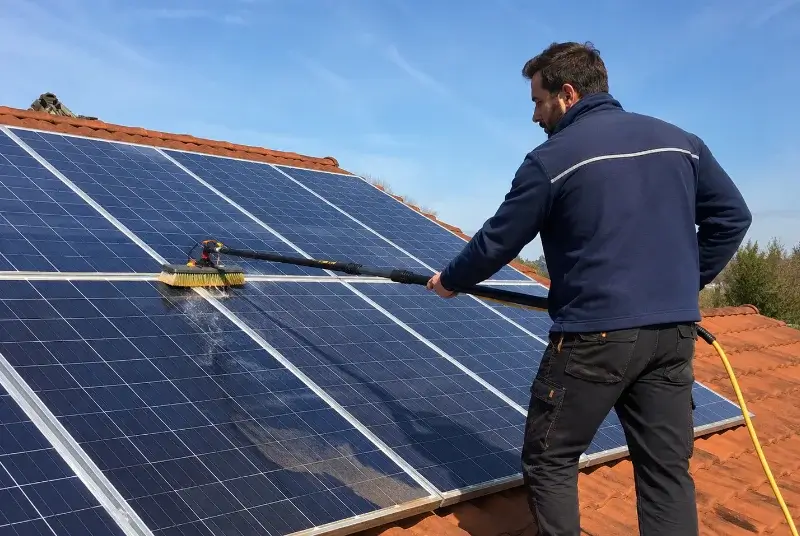 Nettoyage et entretien de panneaux solaires à Ouveillan